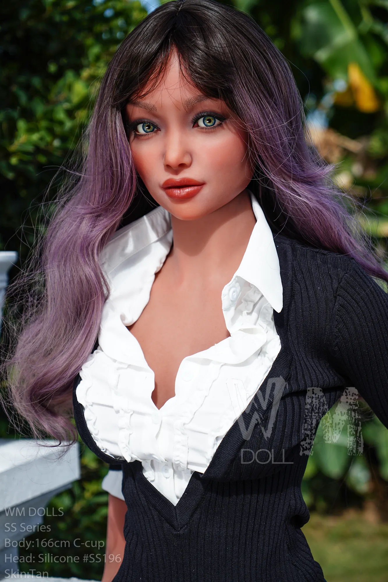 166cm (5ft5) C-чашка S-TPE и силикон Гибридная секс-кукла ROS Голова #SS196